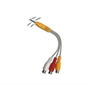 Cabo Adaptador P2 X 3 Rca Tcl 32s6500s 40s6500fs 43s6500fs | Semp 32s5300 40s5300 43s5300