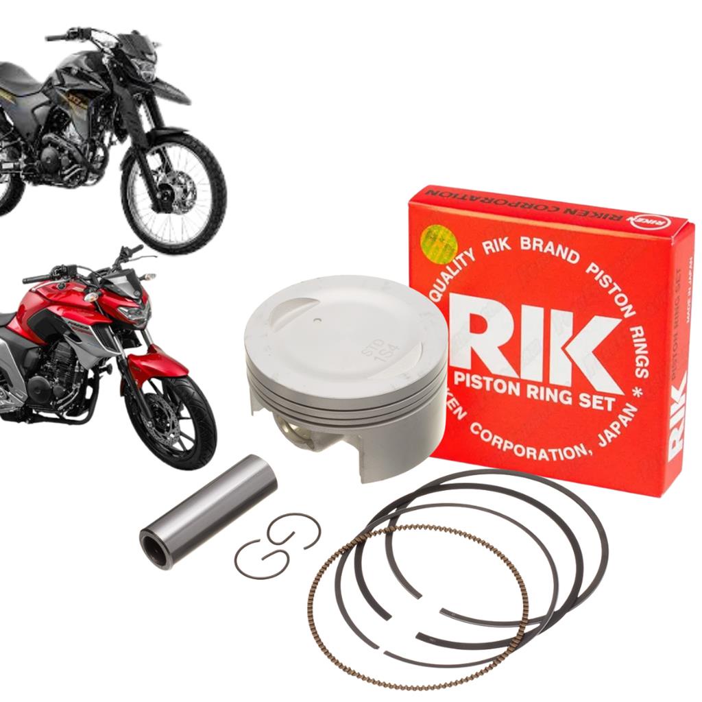Kit Pistao Com Aneis Premium Std Fazer 250/ Lander 250 74mm em Oferta na Shopee