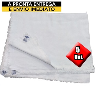 5 Unidades Pano De Chão Branco