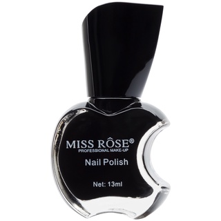 Esmalte Cremoso Miss Rôse 12 Ml Cor 24 Preto