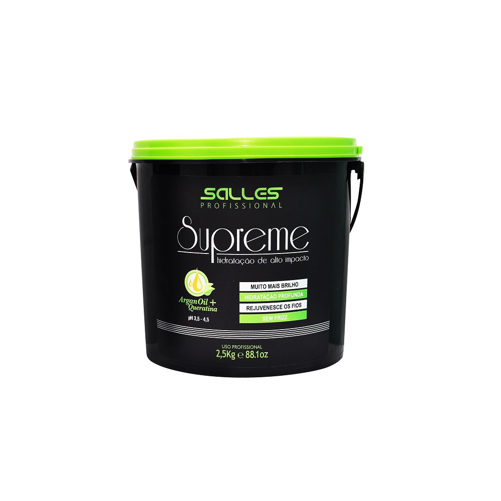 Máscara Hidratação Alto Impacto Supreme Salles 2,5k em Oferta na Shopee