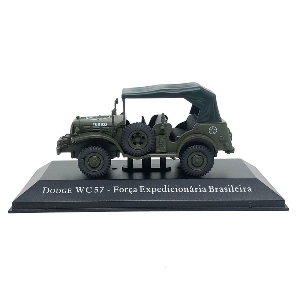1:43 Dodge WC 57 Força Expedicionária Brasileira Diecast Cars Models Toys IXO 