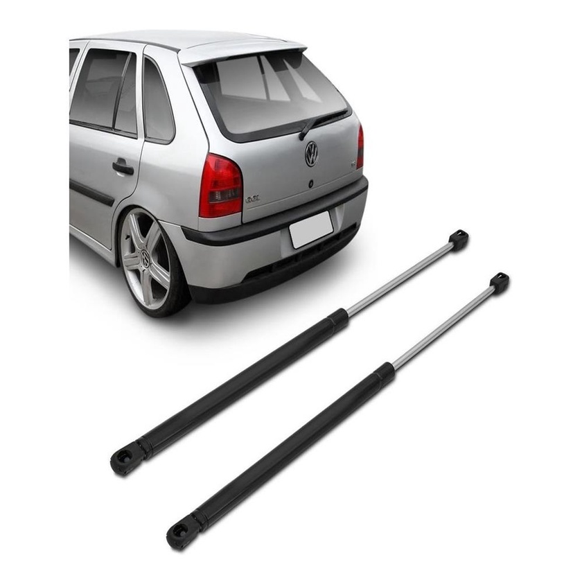 Par Amortecedor Tampa Trase Porta Mala Gol G3 G4 C/ Limpador em Oferta na Shopee