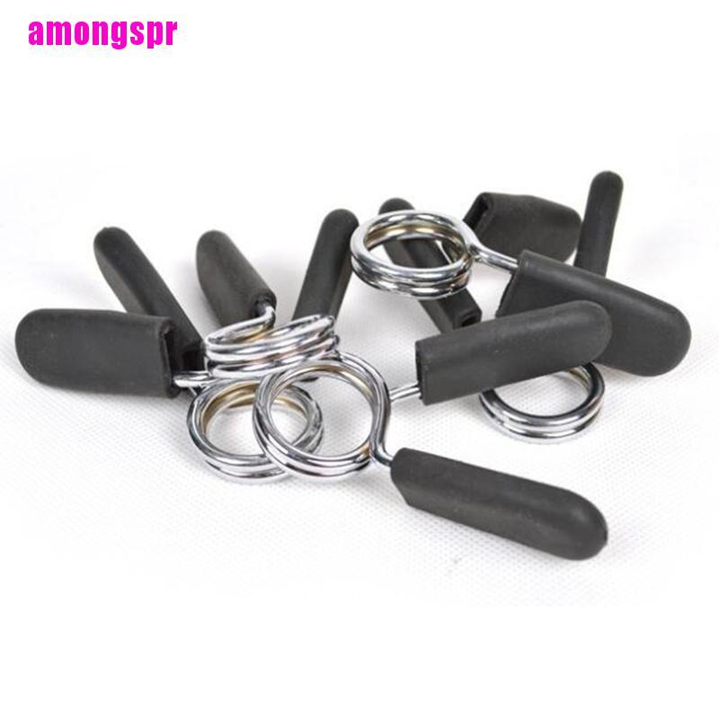 { Braçadeira De Mola Barbell Clipes De Grampo Ginástica Peso Dumbbell Lock Kit