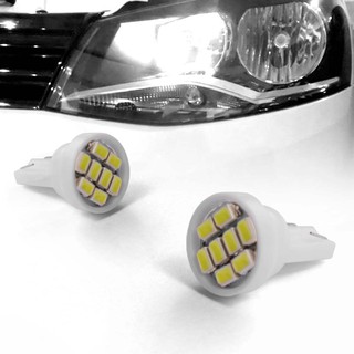 Par de Lâmpada Pingo T10 12v 8 Leds Luz de Referência Luz de Posição Meia Luz em Oferta na Shopee