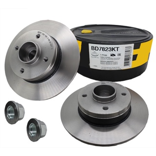 Par Disco Freio Traseiro Abs Com Cubo Sandero 2.0 RS 2015 2016 2017 2018 2019 2020 em Oferta na Shopee