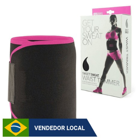 Cinta Abdominal Ativadora Perda de Gordura Neoprene Sweet Sweat