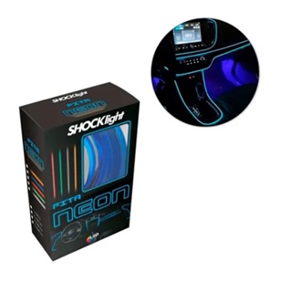 Fita Neon Led Luz Painel Carro Interna Shocklight 2 Metros Verde Vermelha Laranja Branca em Oferta na Shopee