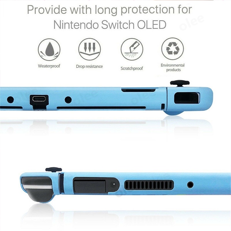 ❤️ Estoque Pronto Para Nintendo Switch OLED Macio & 2 Nintuno Silicone Console Joy-Con Capa Protetora