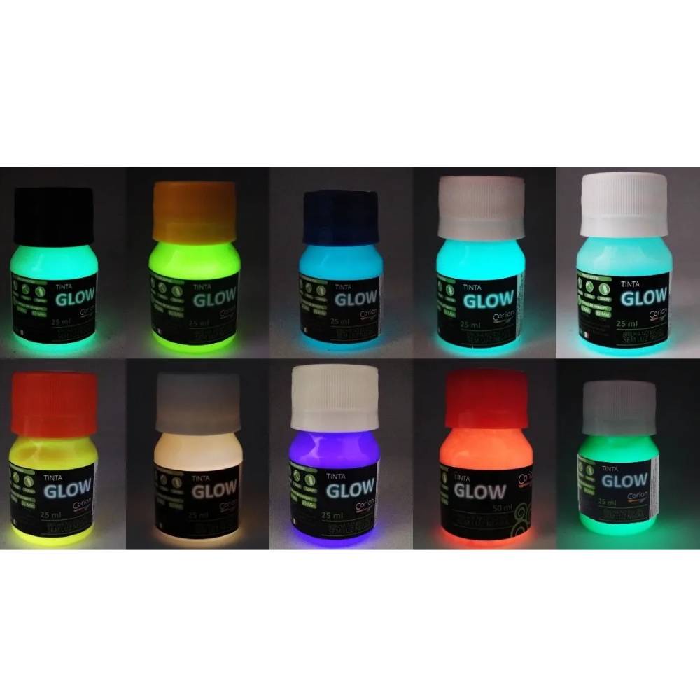 Kit 2 Potes 25ml Tinta Corion Glow Pistolas Airsoft Tiro Esportivo Pistola Ponto 40 tritium Laser Red dot