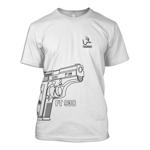 Camiseta Atirador PT 938 Esportivo Camiseta Atirador PT 938 Tipo Militar Camiseta G2c .40sw