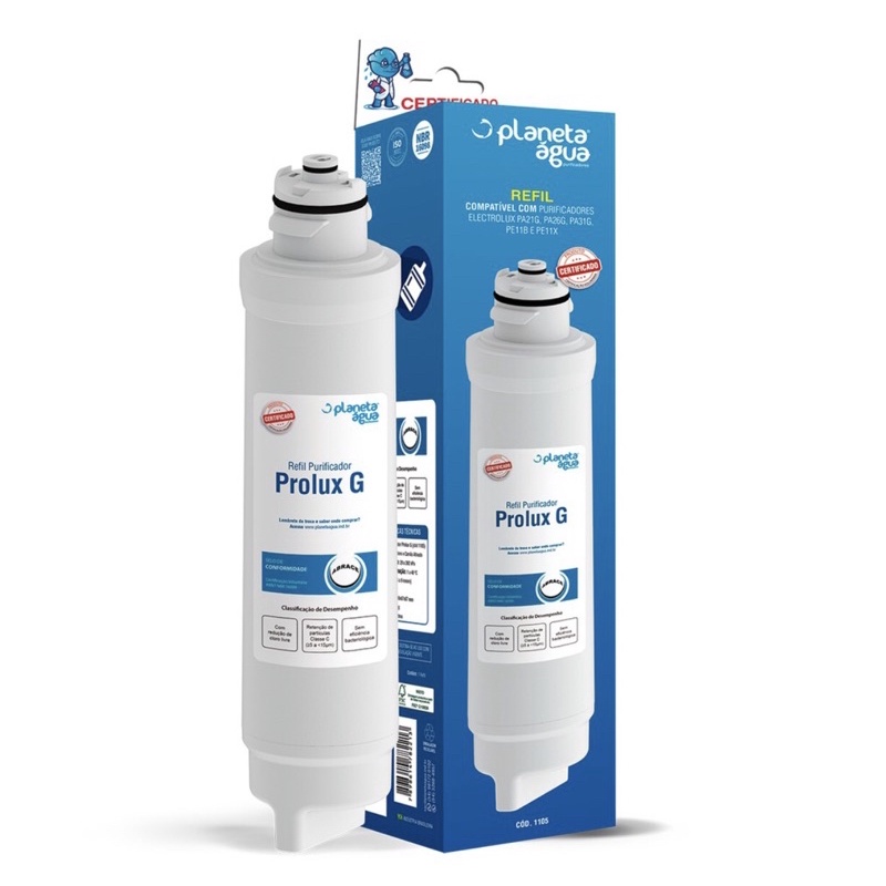 Refil Filtro para Purificador Eletrolux Pa21G  Pa31G -ACQUACLEAN