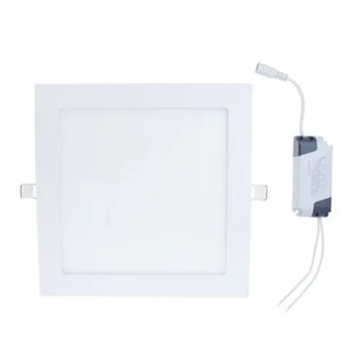 Luminarias Plafon Led 22x22 Embutir Quadrada 18w 6500k