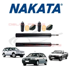 Par Amortecedor Nakata Diant. Gol Parati Saveiro G3 G4 + Kit