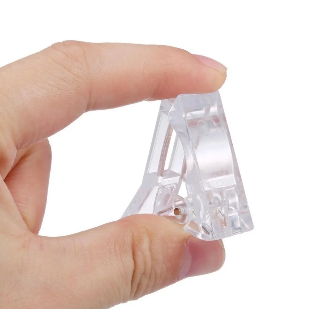 Presilhas para molde F1 polygel unha Transparente Construção Clip