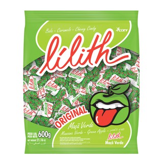 Bala Mastigável Lilith Maça Verde C/100 500g Cory 7896286614832