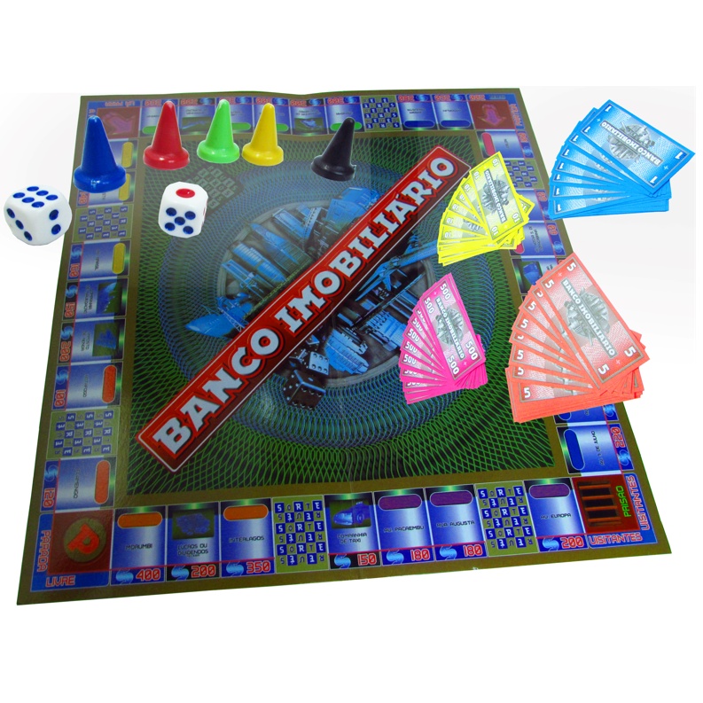 Banco Imobiliário - Jogo de Tabuleiro Tradicional | Shopee Brasil