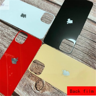Para Iphone 11 12 13 Pro Max XR XS XSMAX 7 8 Plus Filme Protetor Traseiro De Vidro Temperado Colorido