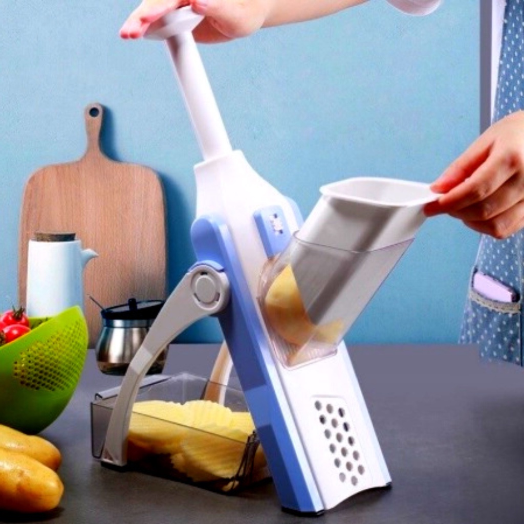 Cortador Fatiador Multifuncional Mandoline 8 Cortes para Cortar Legumes