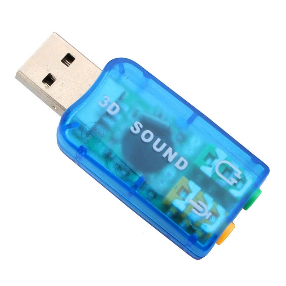Adaptador Externo De Som Virtual 5.1 Usb Placa Som Play 3d