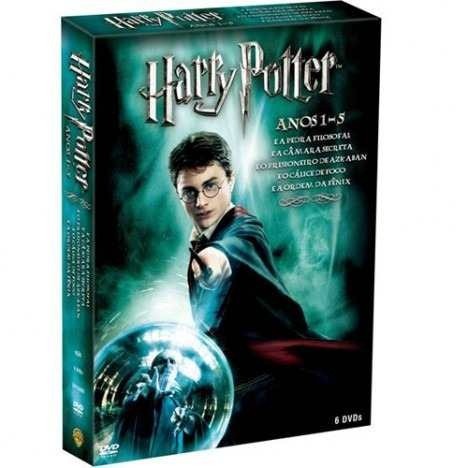 Dvd Harry Potter Box Anos 1-5
