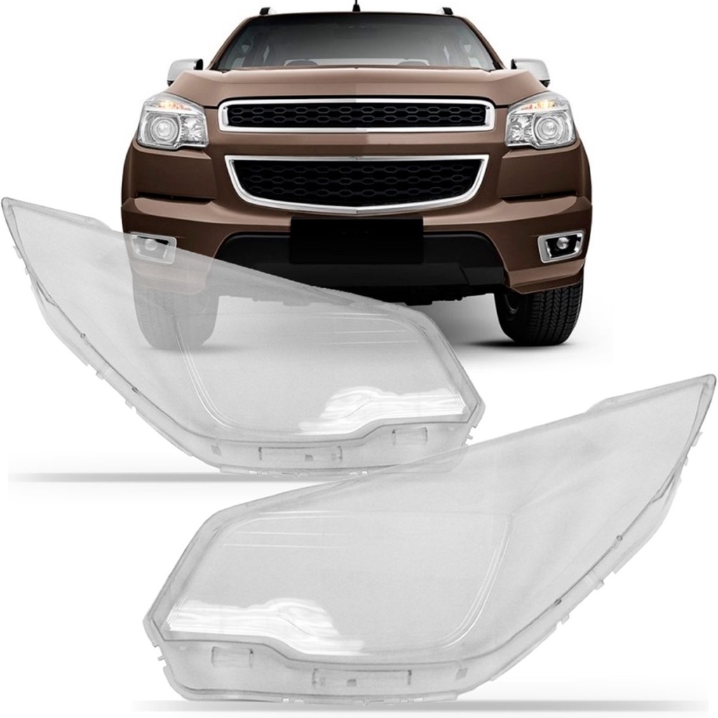 Lente Farol S10 2012 2013 2014 2015 Acrilico em Oferta na Shopee