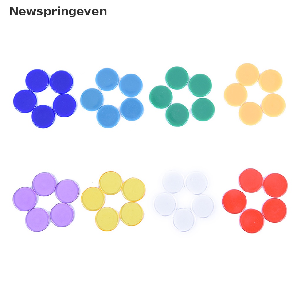 100pcs/bag PRO count bingo chips markers for bingo game cards 1.5cm *0.1cm  Newspringeven