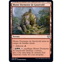Monte Dormente de Gnottvold - Magic The Gathering