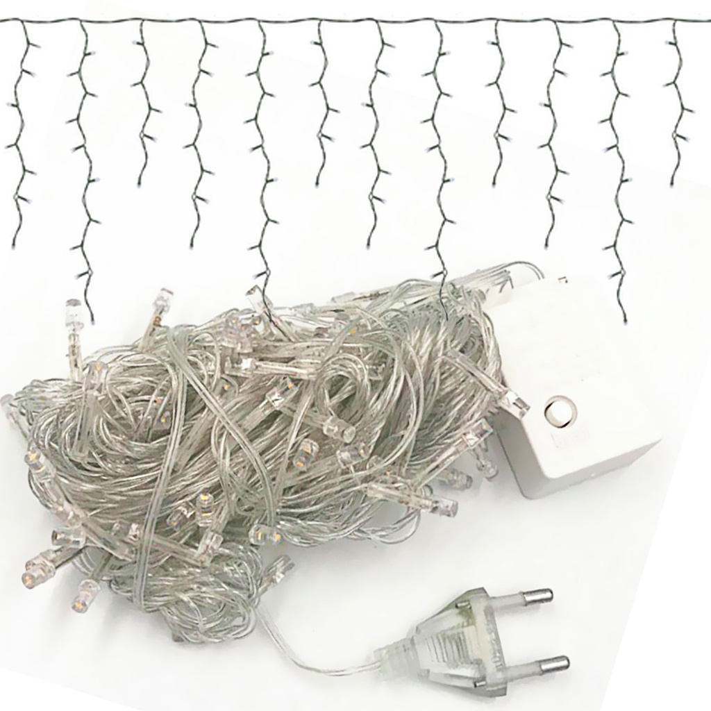 Pisca pisca Cascata 240 Leds De 4,3 Metros Decoração Natal em Oferta na Shopee