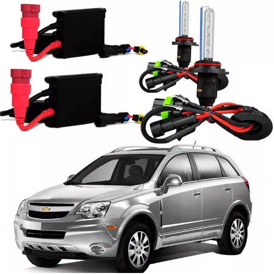 Kit Xenon Chevrolet Captiva 08/14 Farol De Milha H11 8000k