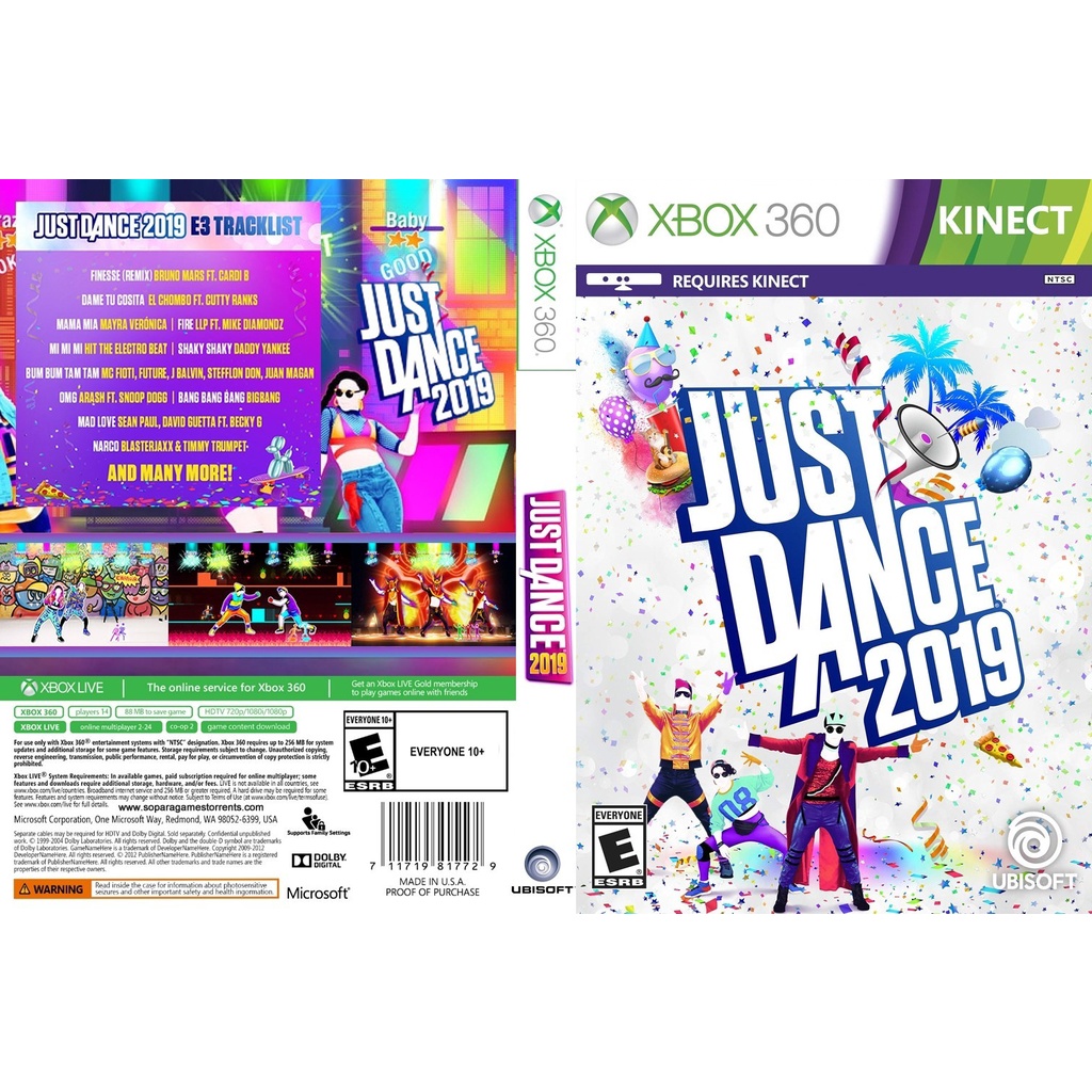 Just Dance 2019 P/ XBOX360 (LTU/LT/JTAG/RGH) | Shopee Brasil