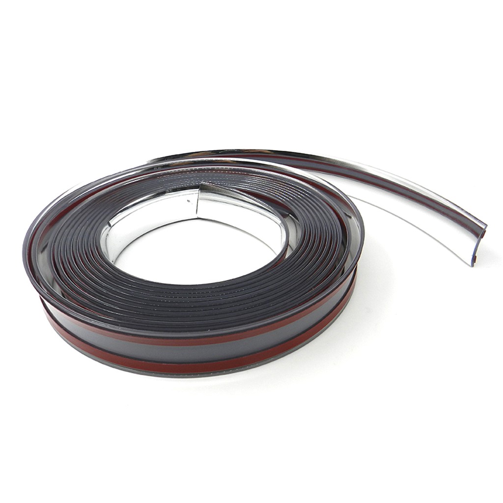 Friso Cromado Tuning 30mm para Grade Porta Parachoque Porta Malas Filete Universal 5m