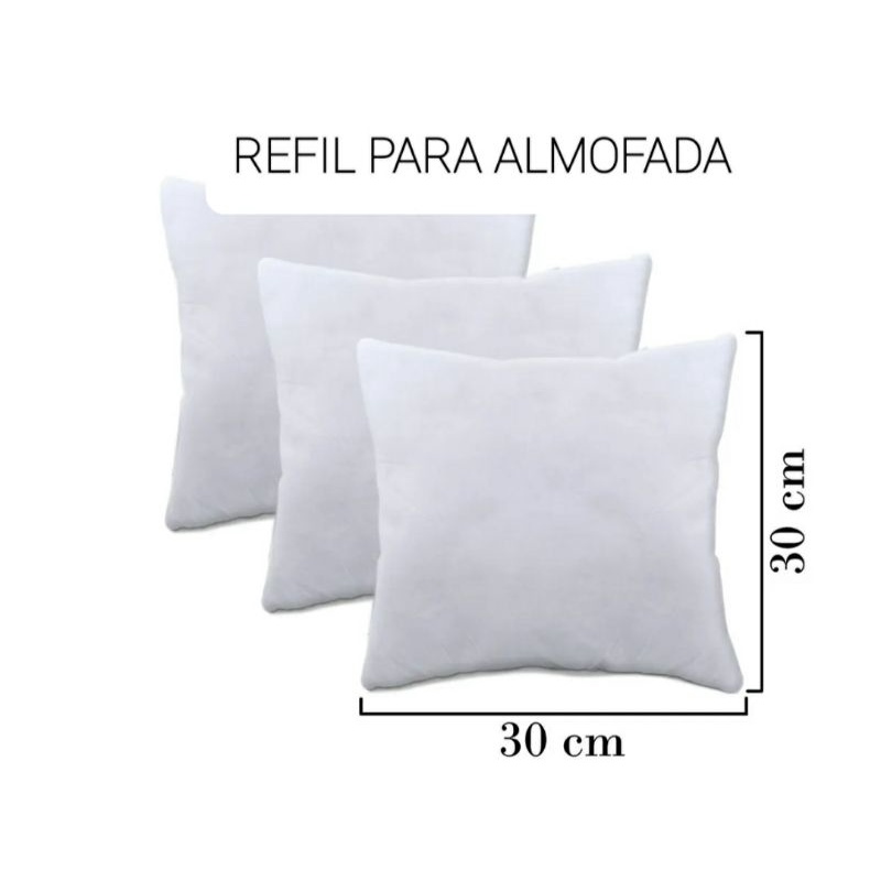 10 Enchimento para Almofada 30x30 em Oferta na Shopee