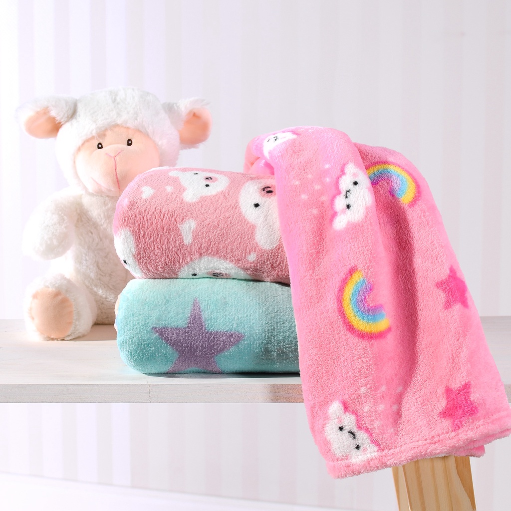 Manta Infantil Soft Bebê Menino/Menina