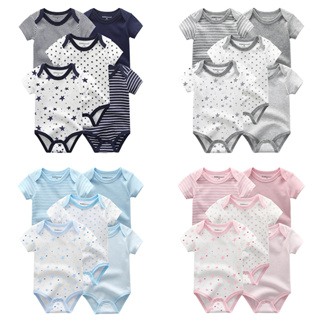 5 Pçs Roupas De Bebê Recém-Nascido Unissex 100% Algodão Com Desenho Fofo De 0-12 Meses em Oferta na Shopee