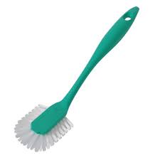 ESCOVA LONGO ALCANCE PLASTICA NOVIÇA UNIDADE VERDE OU ROSA