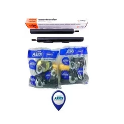 2 Amortecedor Dianteiro Cofap + kit Coxim batente e coifa Axios Vw Gol Quadrado até 1996