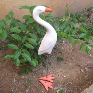 Garça Para Jardim - Pague Com Cartão em Oferta na Shopee