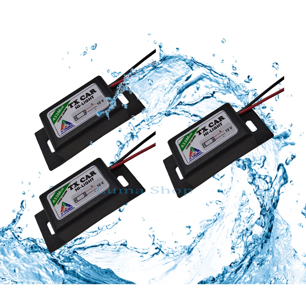 Kit 3 Controle Portão Tx Car Prova D' Água 433,92 Mhz Code Learn Seg AGL Garen RCG Unisystem Ipec