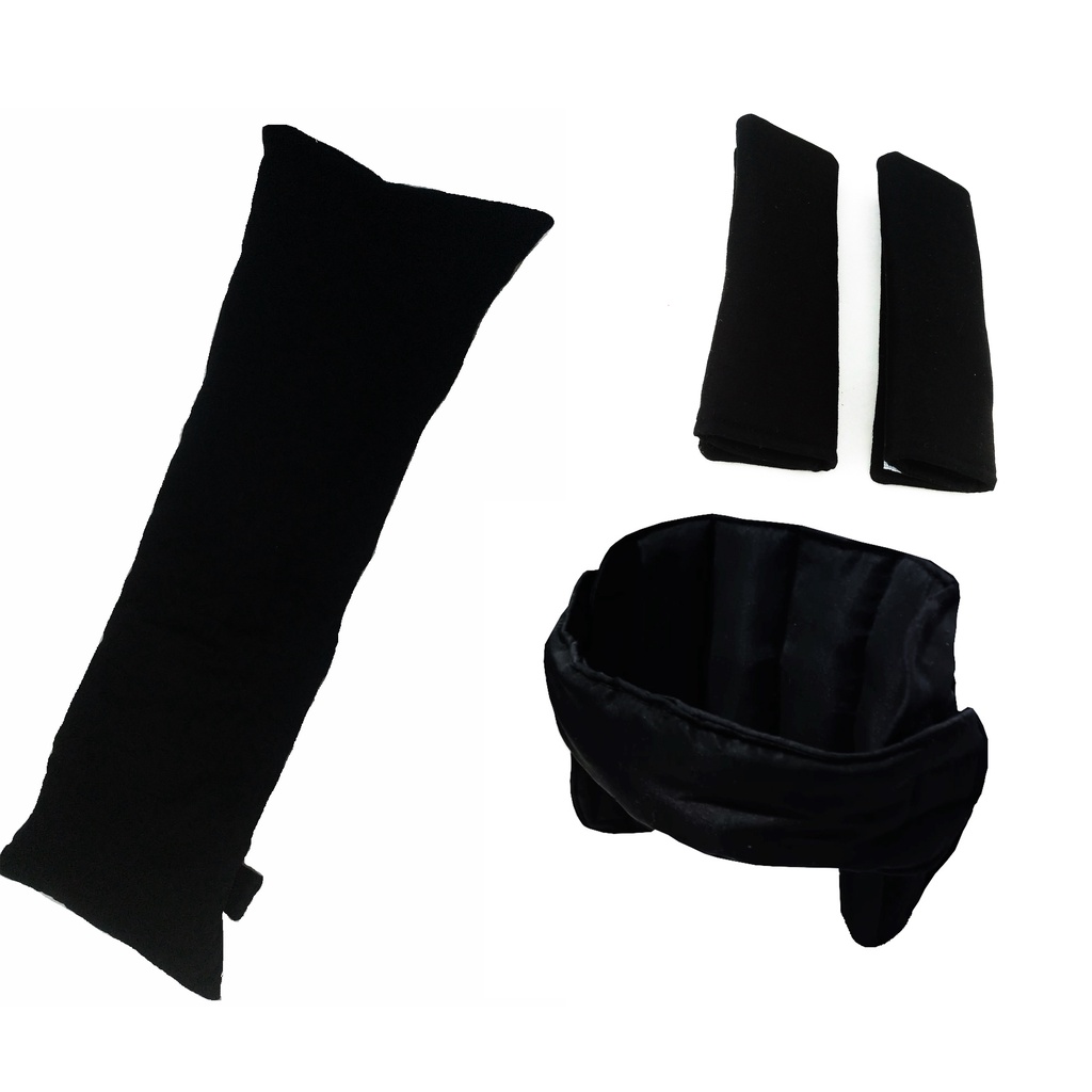 Kit 3 Peças Viagem Apoio Cabeça + Almofada de Cinto + Prot De Cinto