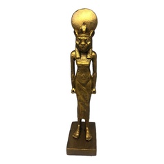 Estatua Estatueta Deusa Sekhmet Em Pé