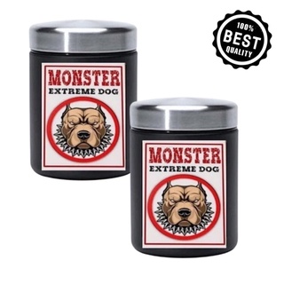 Monster Pit Bull Muscle Dog Suplementos Cães 2 potes 1kg