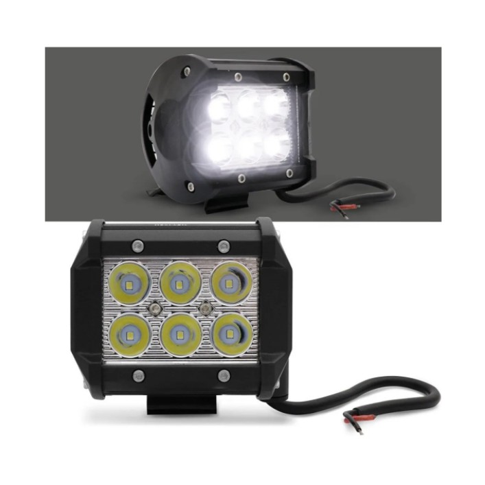 Barra Farol Milha Led Barra 06 Leds - Off Road