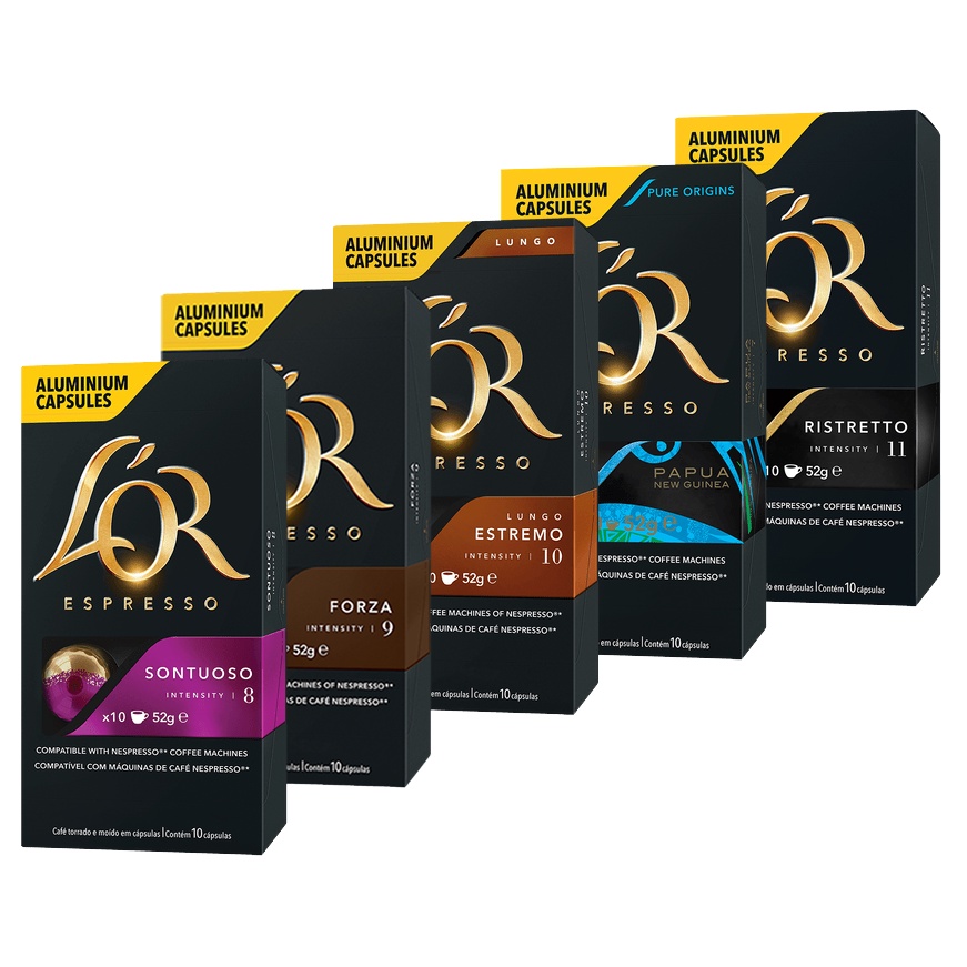 Cápsula Alúminio Café Lor Sabores - Compativel Nespresso
