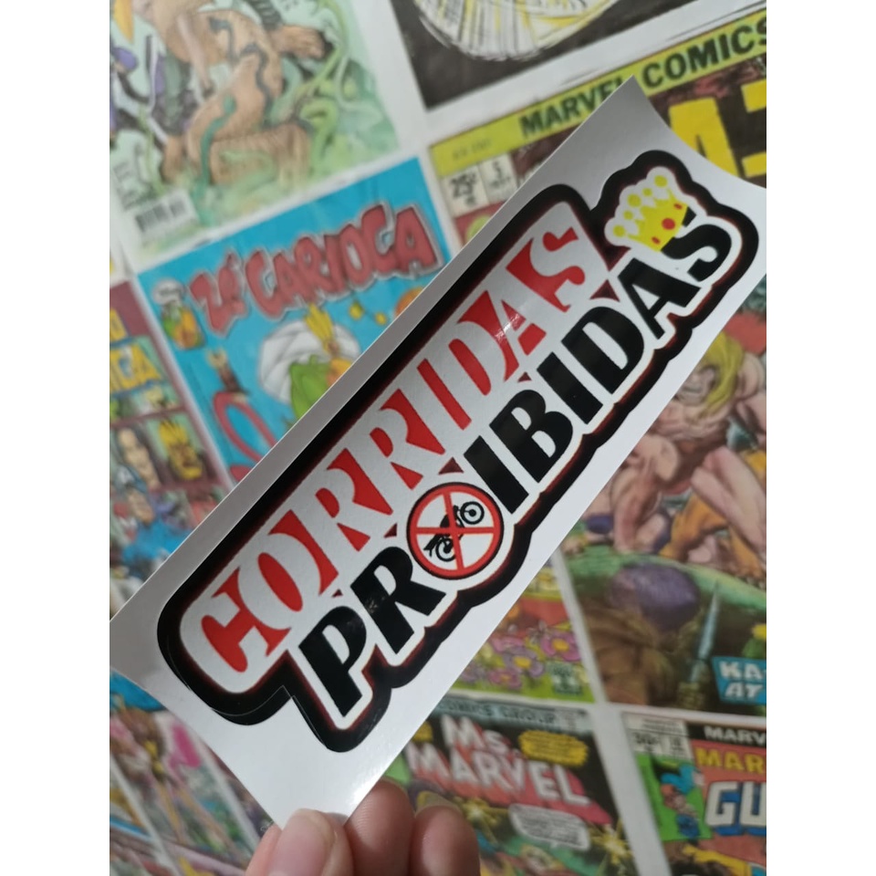Adesivos Corridas Proibidas em Oferta na Shopee