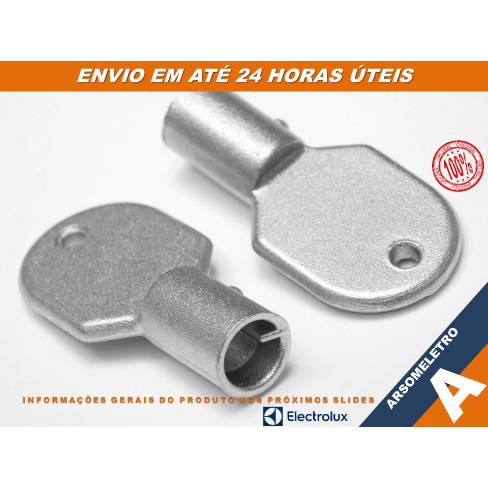 Kit com 2 Chaves Para Freezer Electrolux Originais - 65158222