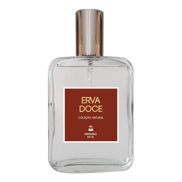 Perfume Feminino Erva Doce 100Ml - Feito Com Óleo Essencial