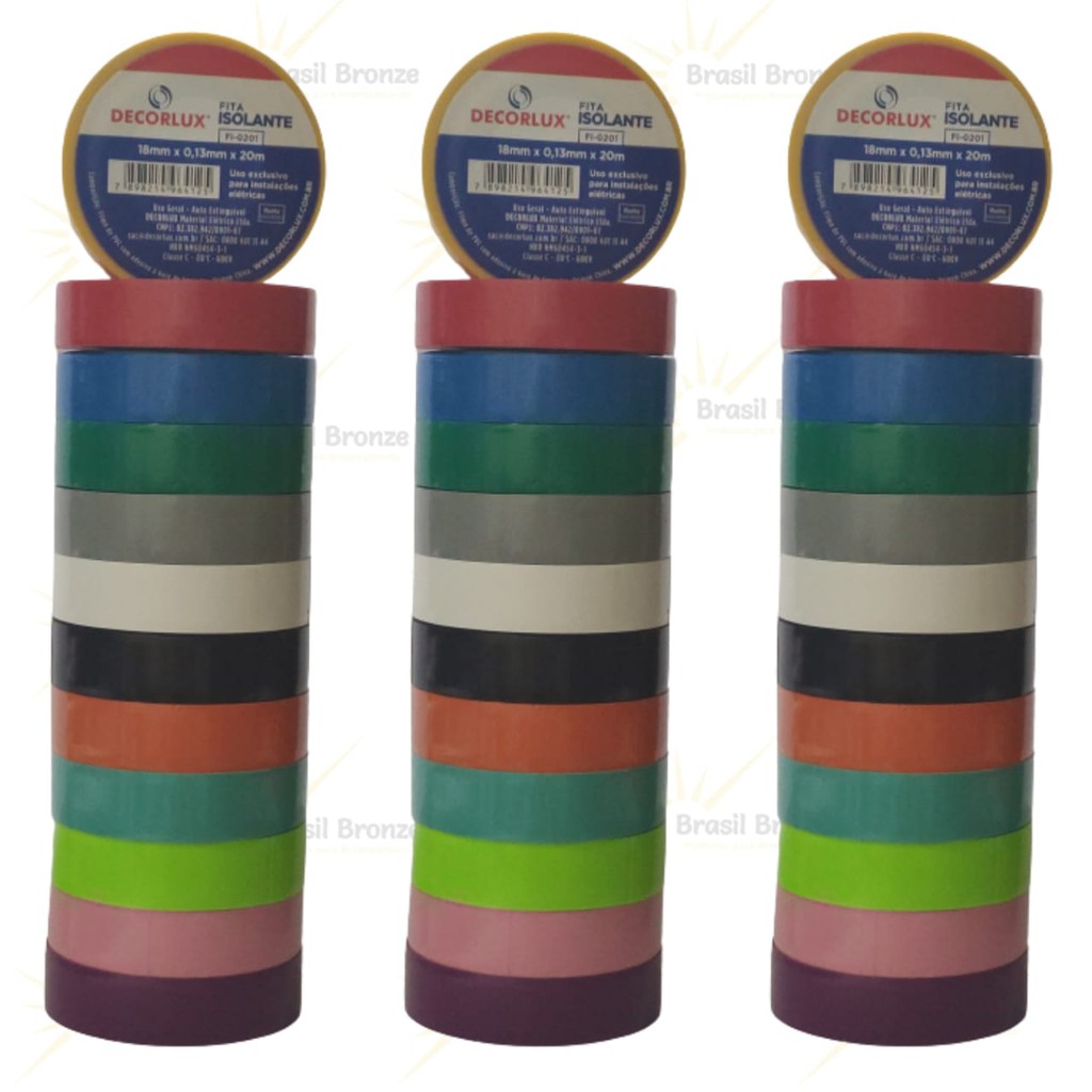30 Fitas Decorlux Cortada e Inteira Bronzeamento Natural em Oferta na Shopee