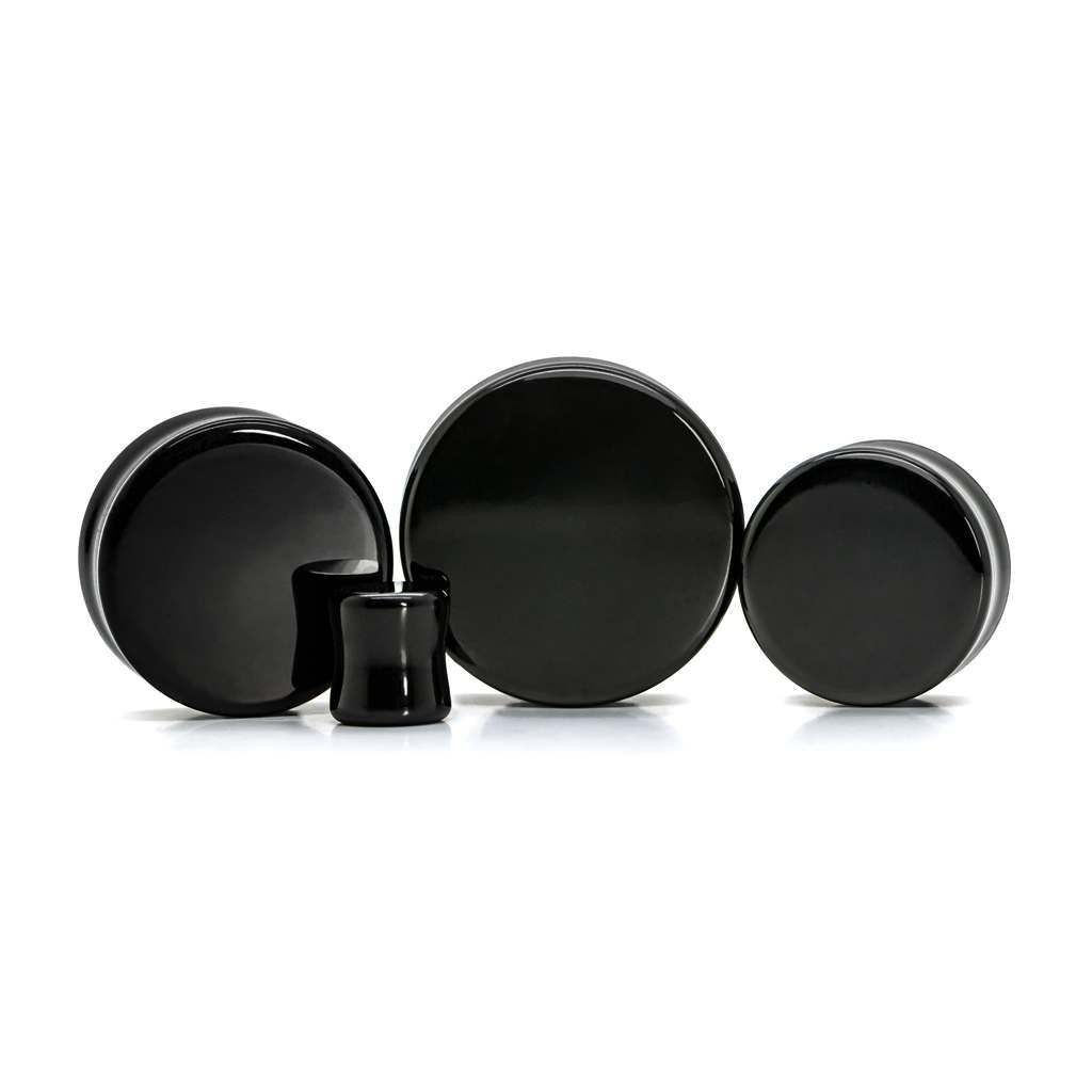 Alargador Fechado Preto 4mm 6mm 8mm unidade