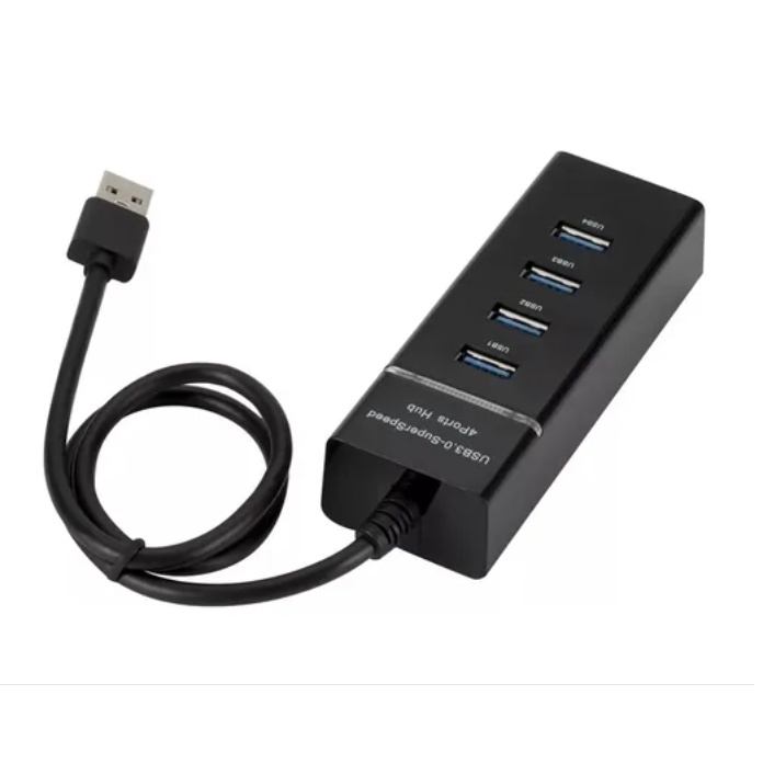 Hub Usb 3.0 4 Portas Expansor Rápido 5 Gbps Alta Velocidade